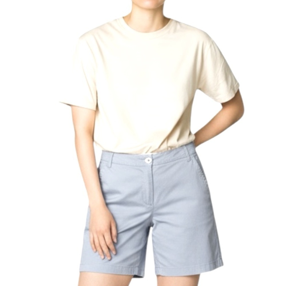 BRAX Womens Rhonda sport Bermuda Shorts Knee-Length Hemmed Blue Size 32 outdoor